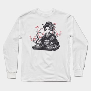 Geisha DJ Long Sleeve T-Shirt